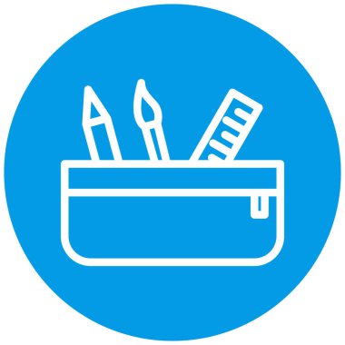 Kalem. Web simgesi basit illüstrasyon