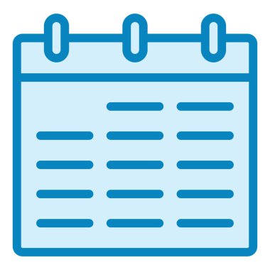 Takvim modern simge vektör çizimi 