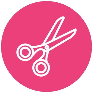 makas simgesi vektör illüstrasyonu