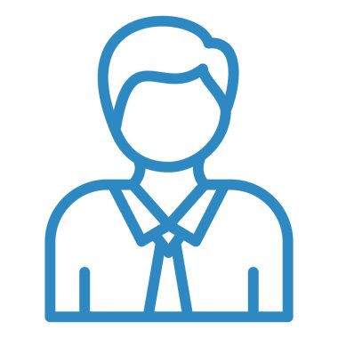 avatar. Web simgesi basit illüstrasyon