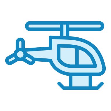 Oyuncak Helikopter Modern ikon vektör çizimi