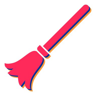 Süpürge simge vektör çizim