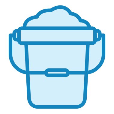 Kum kovası. Web simgesi basit illüstrasyon 