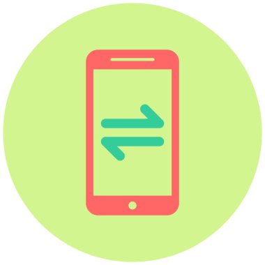 Cep telefonu. Basit resimleme