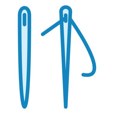 İğneler. Web simgesi basit illüstrasyon