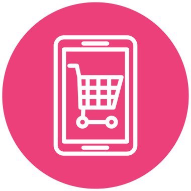 cep telefonu ikonu vektör illüstrasyonu