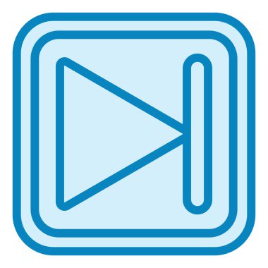 Skip simgesinin vektör illüstrasyonu