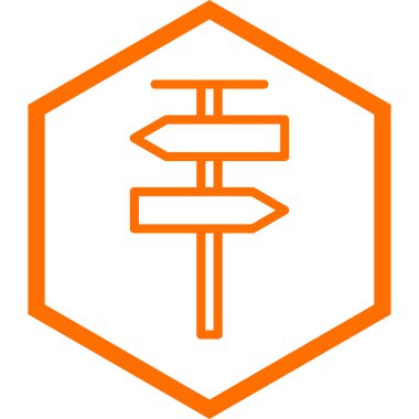 Projeniz için yön ok simgesi