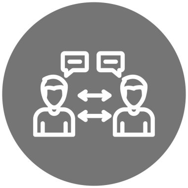 İnsan simgesinin vektör illüstrasyonu