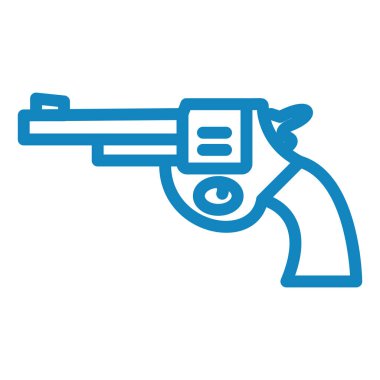 Bir silah simgesinin vektör illüstrasyonu