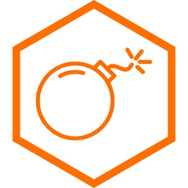 Bir halka simgesinin vektör illüstrasyonu