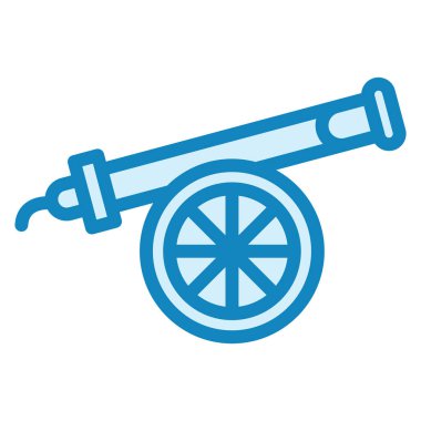 Topçular. Web simgesi basit illüstrasyon 