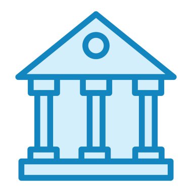 Banka Binası. vektör çizim