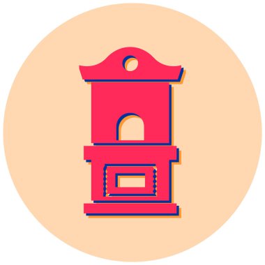 Posta kutusu. Web simgesi basit illüstrasyon