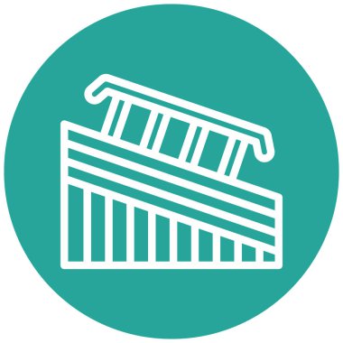 Yapı simgesinin vektör illüstrasyonu