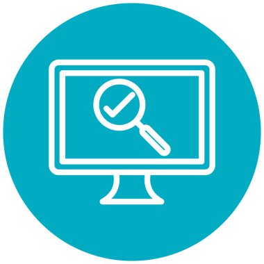 seo modern simgesinin vektör illüstrasyonu