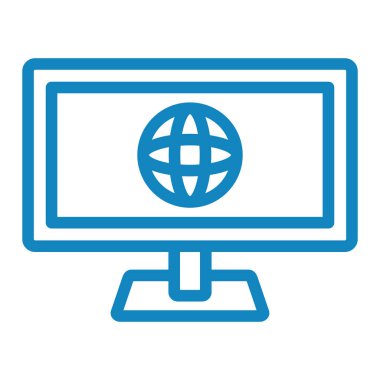 izleyici ikon vektör illüstrasyonu