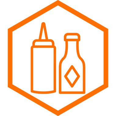 Gıda simgesinin vektör illüstrasyonu