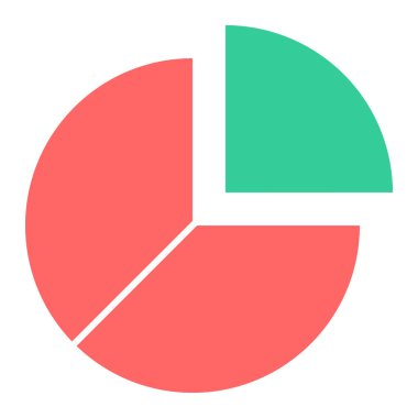 Pasta çizelgesi. Web simgesi