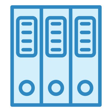 Ofis dizinleri simgesi. vektör illüstrasyonu