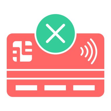 Kredi kartı vektör simgesi