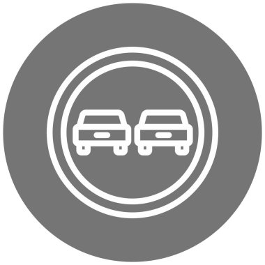 araba simgesi, vektör illüstrasyonu