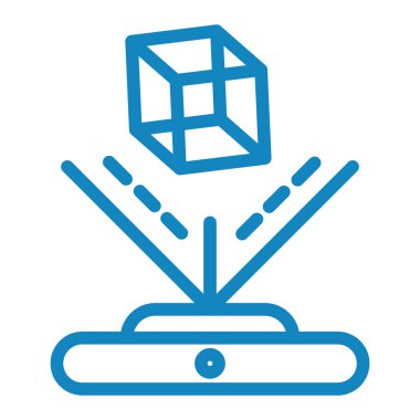 Kutu. Web simgesi basit illüstrasyon