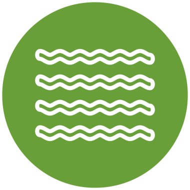 Su. Web simgesi basit illüstrasyon