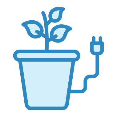 Biyolojik Enerji. Web simgesi basit tasarım 