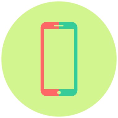 Cep telefonu. Basit resimleme