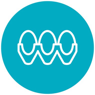 Tek bir b simgesinin vektör illüstrasyonu