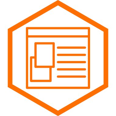 Dosya belgesi simgesinin vektör illüstrasyonu