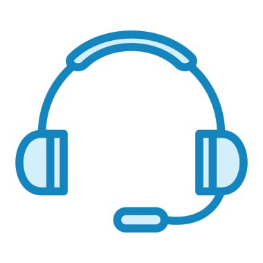 Kulaklık. Web simgesi basit tasarım