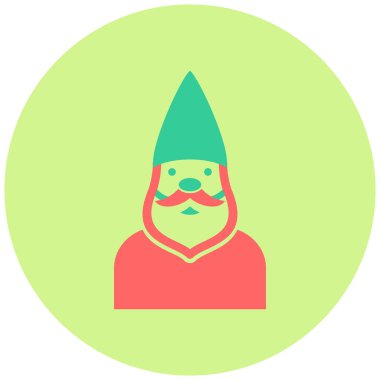 Cüce. Web simgesi basit illüstrasyon