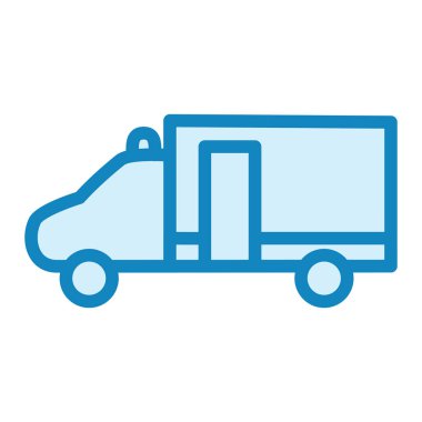 Ambulans modern simge vektör illüstrasyonu 