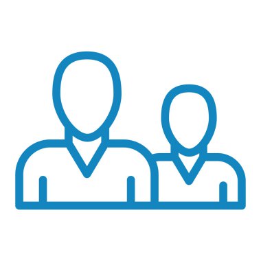 kullanıcılar. Web simgesi basit illüstrasyon