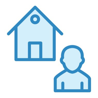 Ajan simgesi vektör illüstrasyonu