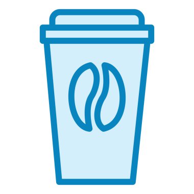 kahve modern ikon vektör illüstrasyonu 