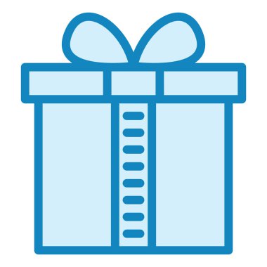 hediye modern simge vektör illüstrasyonu 