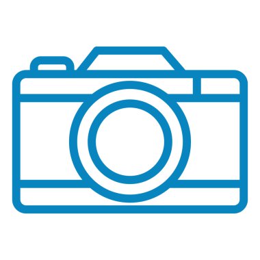 Kamera. Web simgesi basit illüstrasyon