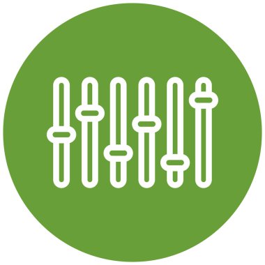 Müzik. Web simgesi basit tasarım