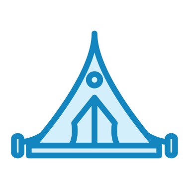 Sığınak. Web simgesi basit illüstrasyon 