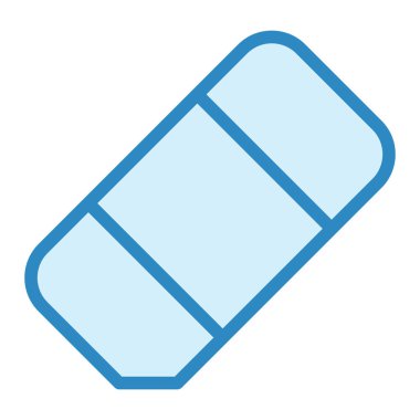 Silgi. Web simgesi basit tasarım