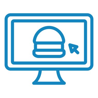 Çevrimiçi Mağaza. Basit illüstrasyon