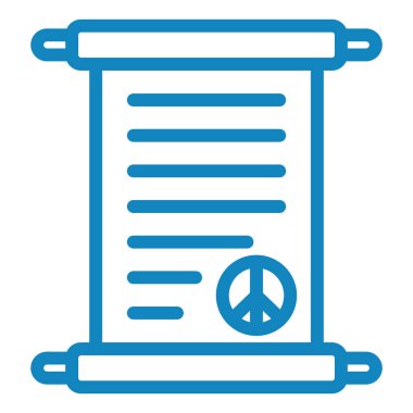 Belge. Web simgesi basit tasarım