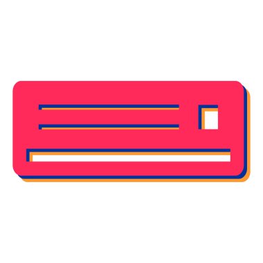 Beyaz arkaplanda izole edilmiş modern simgenin vektör illüstrasyonu 