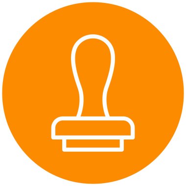 pul modern simge vektör illüstrasyonu