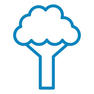 Ağaç. Web simgesi basit illüstrasyon