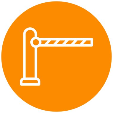 Yol simgesi, vektör illüstrasyonu