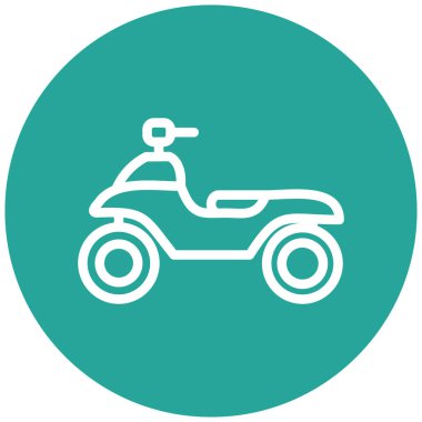 motosiklet vektör simgesi modern illüstrasyon